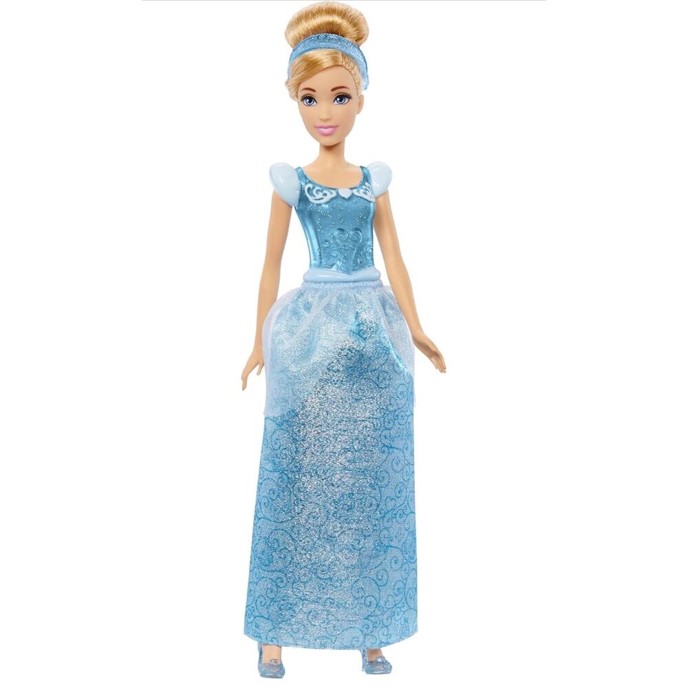 Mattel Disney Princess Cinderella Sparkle Doll with Removable Skirt